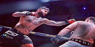 Milli dövüşçü Uğur Özkaplan Bosnalı rakibi Edis Besic’i nakavt etti