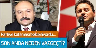 Partiye katılması bekleniyordu son anda neden vazgeçti?