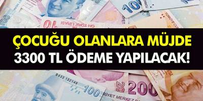 Çocuğu olanlara destek verilecek! 3300 TL çocuk desteği PTT'den alınacak! 3300 TL çocuk desteği hakkında tüm detaylar...