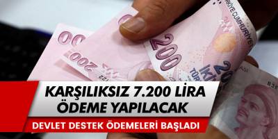Aile Bakanlığı'ndan Geri Ödemesiz 7.200 Lira Destek Ödemesi Müjdesi Geldi! Ödemeler Başladı, Başvuru ve Şartlar Açıklandı...