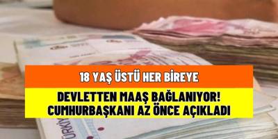 Cumhurbaşkanı şimdi duyuru yaptı Resmi gazetede yayınlandı! 18 yaş üstü herkese maaş bağlanacak! Vatandaşlık maaşı nedir