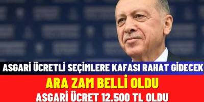 Asgari ücrete SON DAKİKA seçim öncesi ara zam! 28 Mayıs'ta asgari ücretli sevinçten bayram edecek: 12.500 TL açıklandı