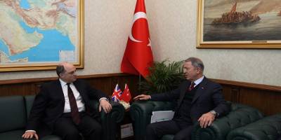 Hulusi Akar İngiliz mevkidaşı ile görüştü