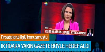 Ece Üner fırsatçılarla ilgili konuşmuştu! İktidara yakın gazete böyle hedef aldı