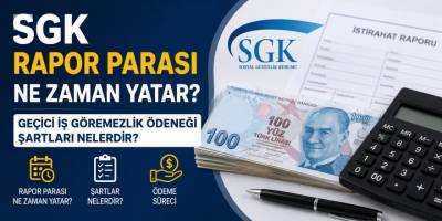 SGK Rapor Parası Ne Zaman Yatar? Geçici İş Göremezlik Ödeneği Şartları Nelerdir?