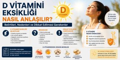 D Vitamini Eksikliği Nasıl Anlaşılır? Belirtileri, Nedenleri ve Dikkat Edilmesi Gerekenler