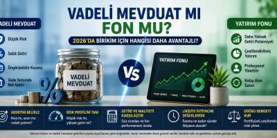 Vadeli Mevduat mı Fon mu? 2026'da Birikim İçin Hangisi Daha Avantajlı? Nelere Dikkat Edilmeli?