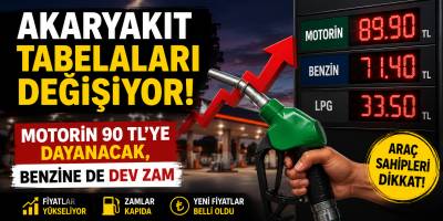 Akaryakıt Tabelaları Değişiyor! Motorin 90 TL’ye Dayanacak, Benzine de Dev Zam