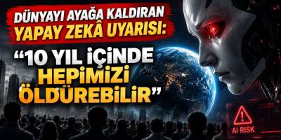 Dünyayı ayağa kaldıran yapay zekâ uyarısı: “10 yıl içinde hepimizi öldürebilir”