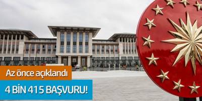 İletişim Başkanı Fahrettin Altun, açıkladı; 4 bin 415 başvuru!