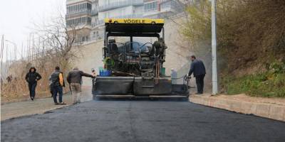 Ordu Büyükşehir Belediyesi asfalt çalışmaları