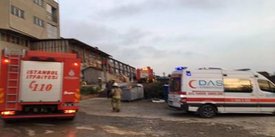 İstanbul Tuzla Deri Sanayi’de korkutan yangın