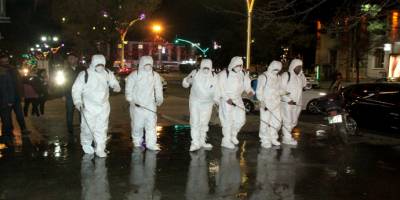 Erzincan Belediyesi, korona virüse karşı dezenfekte çalışması yaptı