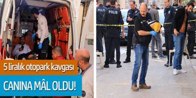 Adana'da 5 liralık otopark kavgası canına mal oldu!