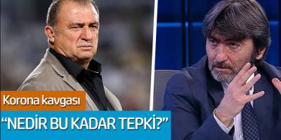 Rıdvan Dilmen ile Fatih Terim arasında Korona kavgası! 'Nedir bu kadar tepki?'