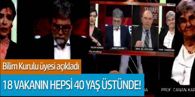 Bilim Kurgu Üyesi açıkladı: 18 vakanın hepsi 40 yaş üstü