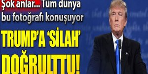 Donald Tusk, ABD Başkanı Donald Trump'a 'Silah Doğrultma' Fotoğrafı!