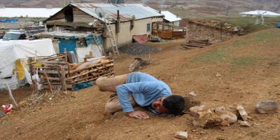 Erzurum’un Köylülerin heyelan korkusu