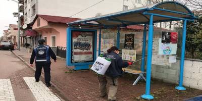 Kastamonu Cide’de koranavirüs tedbirleri kapsamında her yer dezenfekte ediliyor