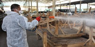 İncirliova belediyesinin Korona virüs tedbirleri devam ediyor