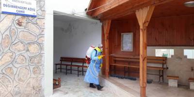 Amasya İl Özel İdaresi tarafından köylerde dezenfeksiyon çalışması