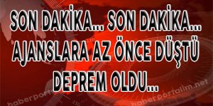 Balıkesir'de peş peşe depremler...