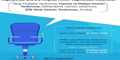 Hazine ve Maliye Bakanı  Albayrak: “2 bin yeni personel alınacak”