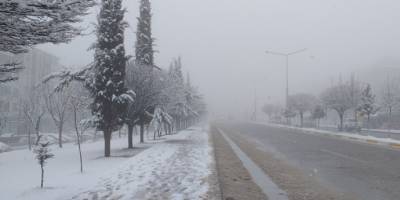 Adıyaman Besni’de kar yağışı