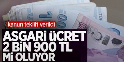 Müjde teklif verildi asgari ücret 2 bin 900 TL olacak! Asgari ücret teklifinde son durum
