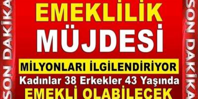 3600 günle 49 yaşında emekli olacaksınız! 45 mesleğe yüksek maaşla erken emeklilik imkanı