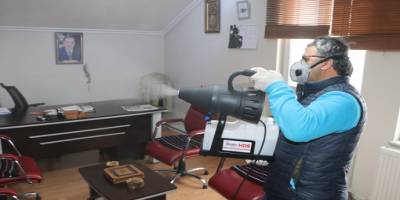 Kayseri Kocasinan Belediyesi'nin 'Korona virüsle' mücadelesi sürüyor