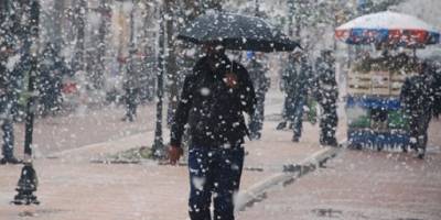 Meteoroloji'den sağanak yağış ile kar uyarısı geldi!