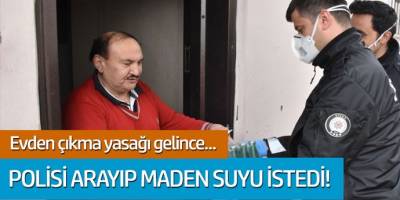 Sivas’ta 65 yaş üstü vatandaş, 112'den maden suyu istedi