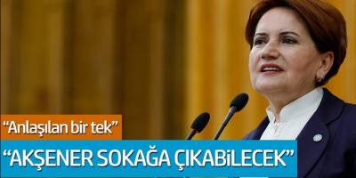 65 yaş yasağı sonrası ''Anlaşılan bir tek Akşener sokağa çıkabilecek''