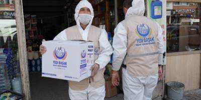 Başak’tan vatandaşlara gıda ve hijyen paketi