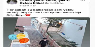 Şehit eşinden hüzünlü paylaşım