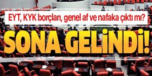 Genel Af, Nafaka EYT, KYK Borçları, 3600 ek gösterge, Taşeron ve kıdem tazminatı son durum!