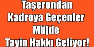 Taşeron işçiye ek ödeme ve eş tayini müjdesi!