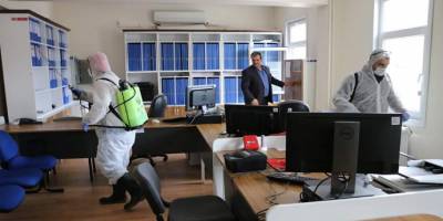 Erzurum'un ilçesi İspir Belediyesi’nden Korona virüs tedbirleri