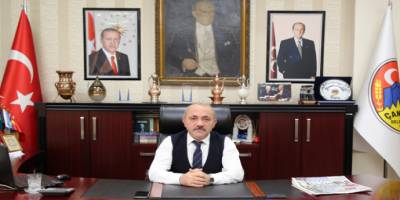 Çankırı'da ilk bağış Belediye Başkanından