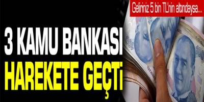 Kamu bankası harekete geçti! Geliriniz 5 bin TL'nin altındaysa...