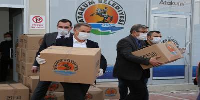 Atakum Belediye Başkanı deveci Komşusu açken tok yatan bizden değildir”