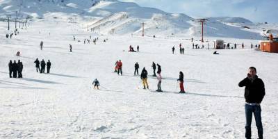 Korona virüs Erciyes Kayak Merkezinde sezonu bitirdi