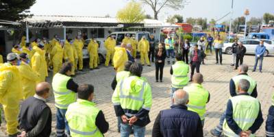 İzmir Balçova’da temizlik için özel önlem