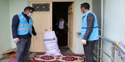 Mardin Mazıdağı Müftülüğü 65 yaş ve üstü vatandaşları yalnız bırakmıyor