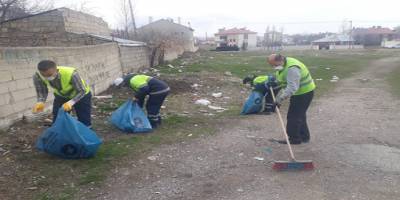 Van’ın İpekyolu Belediyesinden bahar temizliği