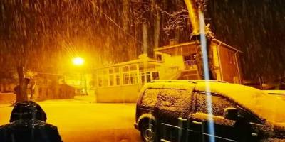 Tekirdağ’ın Süleymanpaşa ilçesi beyaza büründü