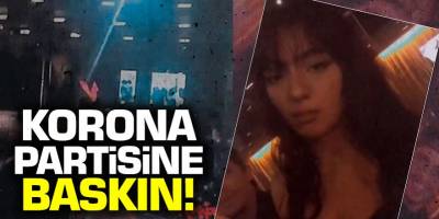 İzmir'de '' Evde kal'' uyarısına uymayan parti yapan gençlere baskın