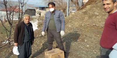 Korona virüsü tedbirleri kapsamında Sincik ilçesinde yaşlıların ihtiyaçları tek tek karşılanıyor