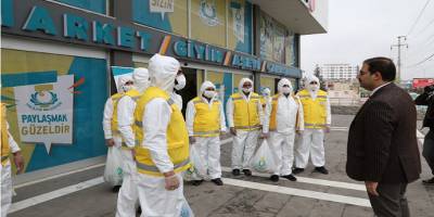 Haliliye Belediyesi Gıda yardımları evlere kadar gönderiliyor